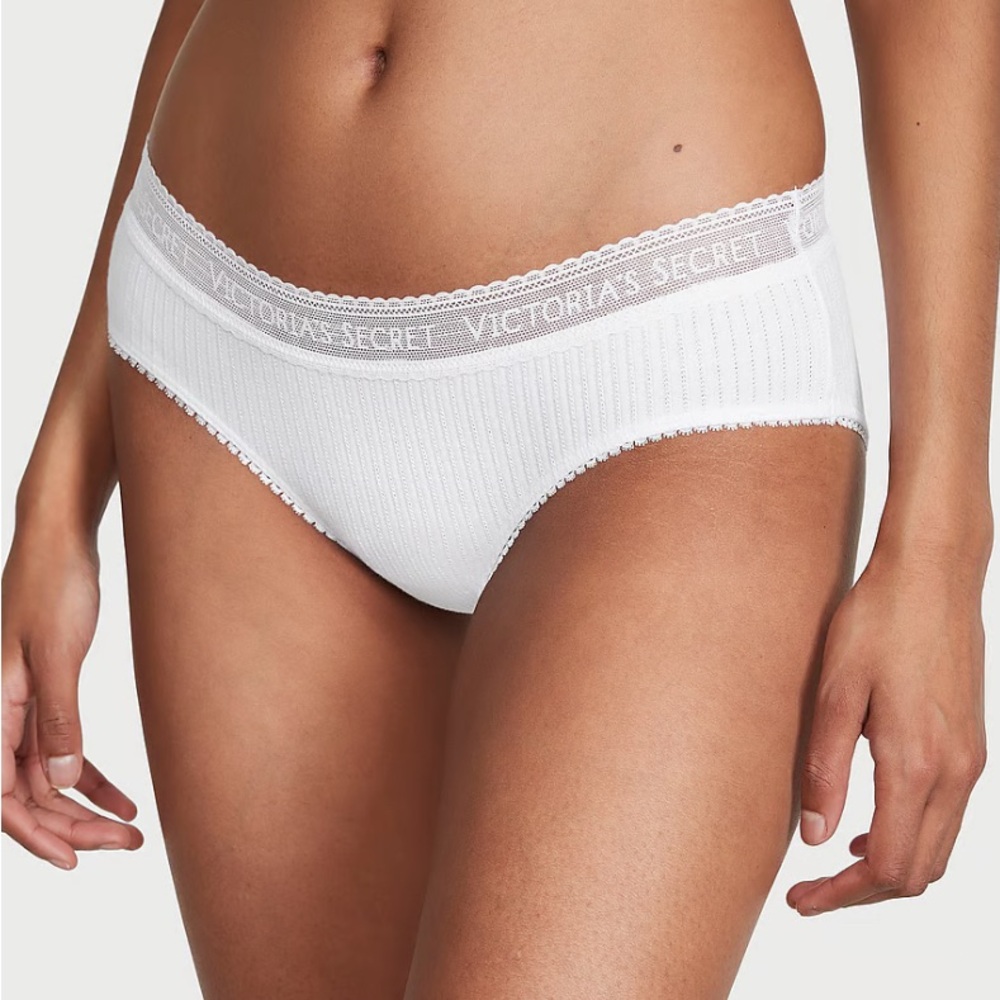 VS Logo Cotton Hiphugger Panty